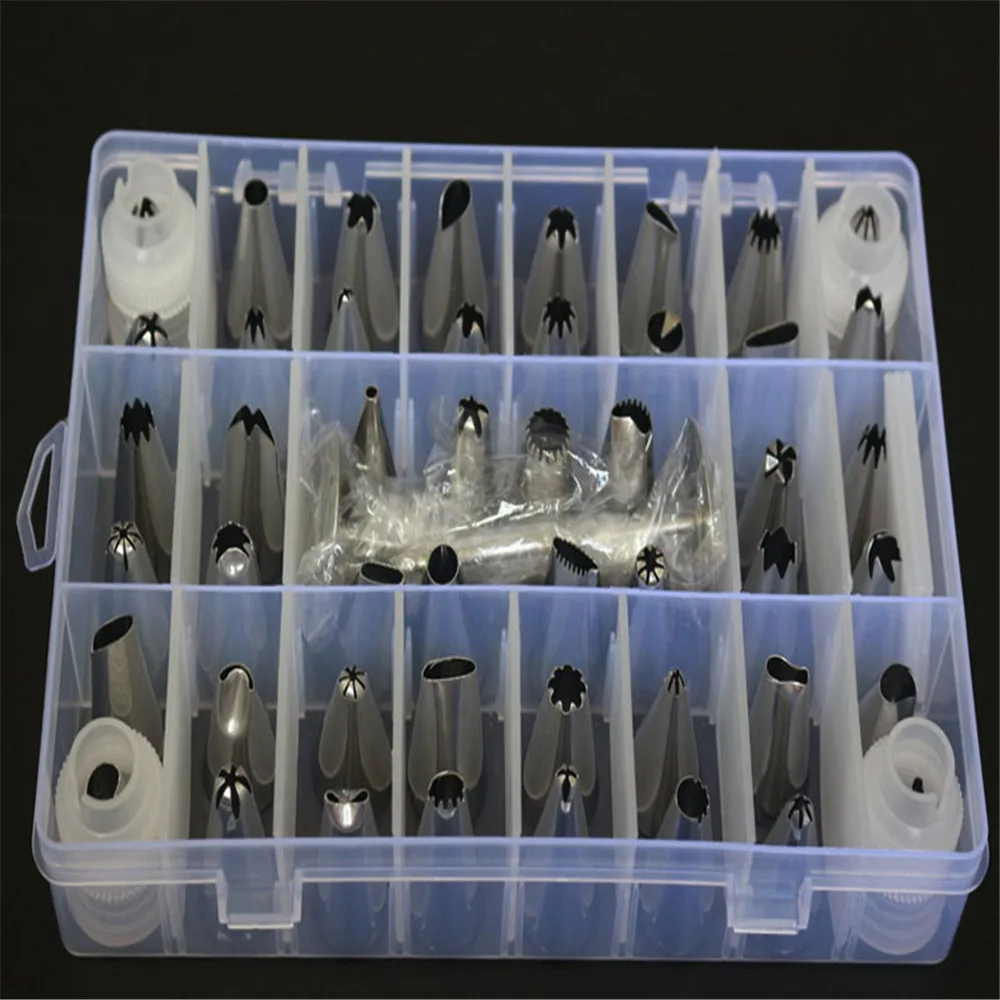 55pcs/set Cake Decorating Tips Set Cream Icing Piping Fondant Rose Nozzle Pastry Tools Fondant Decorating Tools
55pcs/set Cake Decorating Tips Set Cream Icing Piping Fondant Rose Nozzle Pastry Tools Fondant Decorating Tools