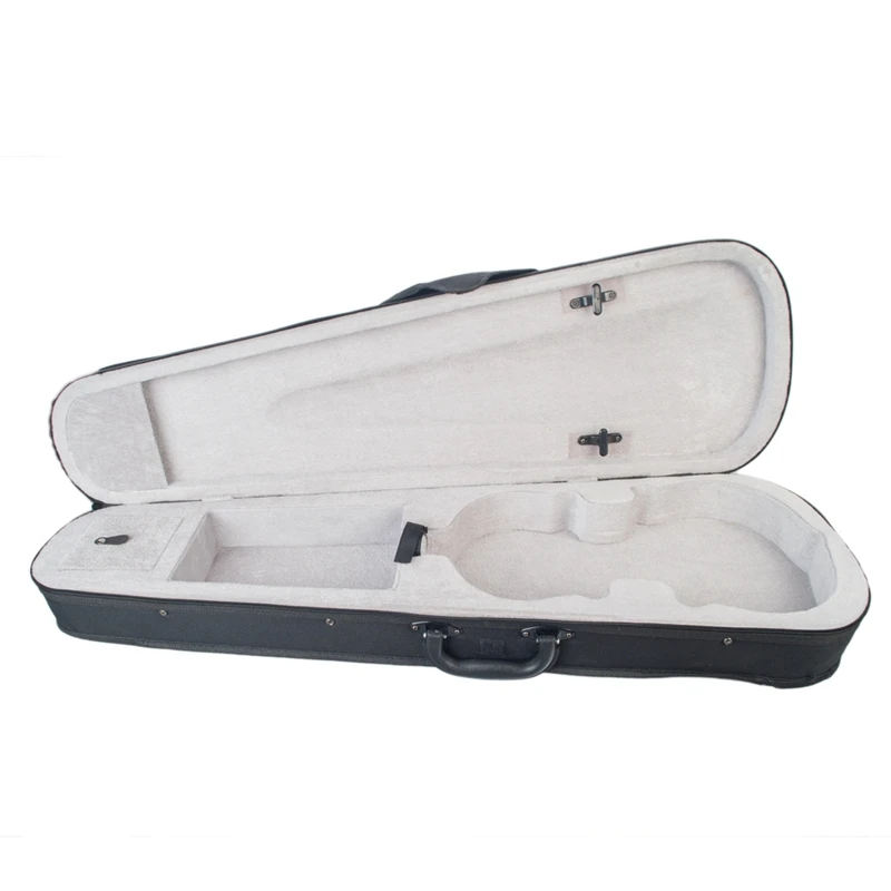 Violin Case Professional Triangular Shape Violin Hard Case -Silver Inside Violin Parts New 
Violin Case Professional Triangular Shape Violin Hard Case -Silver Inside Violin Parts New