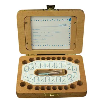 OOTDTY Wood Baby Tooth Box with Photo Frame Frame Newborn Fetal Hair Storage Commemorative Save Boxes
OOTDTY Wood Baby Tooth Box with Photo Frame Frame Newborn Fetal Hair Storage Commemorative Save Boxes
