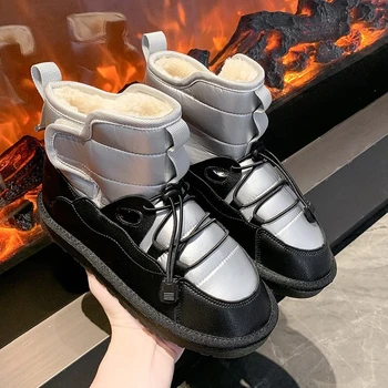 2020 Winter Women Fashion Snow Boots Chunky Ankle Boots Ulzzang Women's Platform Boots Woman Plush Shoes Padded Boots Keep Warm
2020 Winter Women Fashion Snow Boots Chunky Ankle Boots Ulzzang Women's Platform Boots Woman Plush Shoes Padded Boots Keep Warm