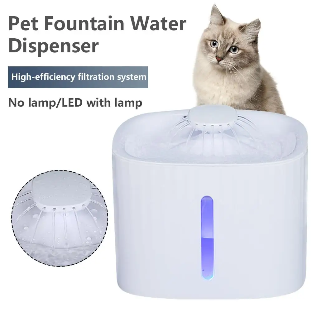 3L Pet Water Fountain Cat Water Dispenser Super Silent Automatic Drinking Fountain with LED Light for Cats Dogs
3L Pet Water Fountain Cat Water Dispenser Super Silent Automatic Drinking Fountain with LED Light for Cats Dogs