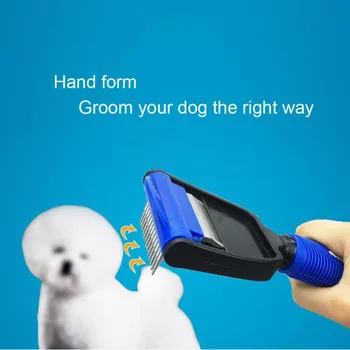Pet Dual-purpose Hair Removal Trimming Dematting Comb Dogs Cat Fur Deshedding Brush Grooming Tool For matted Long Hair
Pet Dual-purpose Hair Removal Trimming Dematting Comb Dogs Cat Fur Deshedding Brush Grooming Tool For matted Long Hair