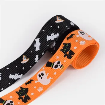 Printed Ribbon Handmade Accessories Halloween Decorative Webbing Biscuit Cake Box Gift Box Festive Packing Strap Ribbons Present
Printed Ribbon Handmade Accessories Halloween Decorative Webbing Biscuit Cake Box Gift Box Festive Packing Strap Ribbons Present