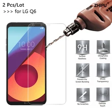 2 pièces 2.5D 0.26mm 9H Premium verre trempé pour LG Q6 protecteur d'écran film de protection trempé pour LG Q6 Alpha=