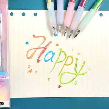 5pcs/lot Dream Candy Color Large Capacity Gel-Ink Pen Cute Student Gift Scrapbook Planner School Office Stationery Support
5pcs/lot Dream Candy Color Large Capacity Gel-Ink Pen Cute Student Gift Scrapbook Planner School Office Stationery Support