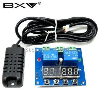 XH-M452 DC 12V LED Digital Thermostat Temperature Humidity Control Thermometer Hygrometer Controller Relay Module AM2301 Probe
XH-M452 DC 12V LED Digital Thermostat Temperature Humidity Control Thermometer Hygrometer Controller Relay Module AM2301 Probe