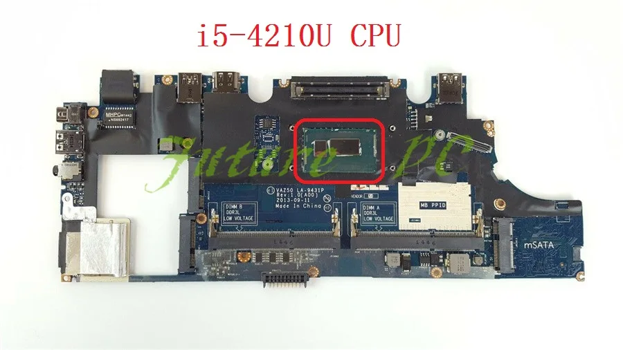 JOUTNDLN для DELL Latitude E7240 материнская плата ноутбука PX759 LA-9431P 0PX759 с фотографией |