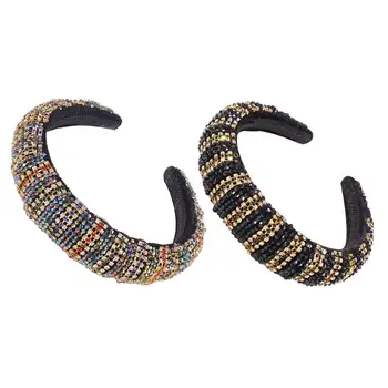 Luxury Retro Women Imitation Crystal Wide Side Hair Hoop Sponge Velvet Headband
Luxury Retro Women Imitation Crystal Wide Side Hair Hoop Sponge Velvet Headband
