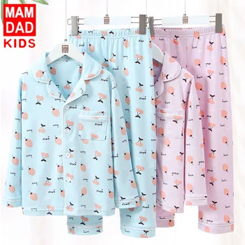 Homewear Cotton Pajamas Long-Sleeved Spring and Autumn Men's Air Conditioning Clothes Set Parent-Child Matching Outfit 
Homewear Cotton Pajamas Long-Sleeved Spring and Autumn Men's Air Conditioning Clothes Set Parent-Child Matching Outfit