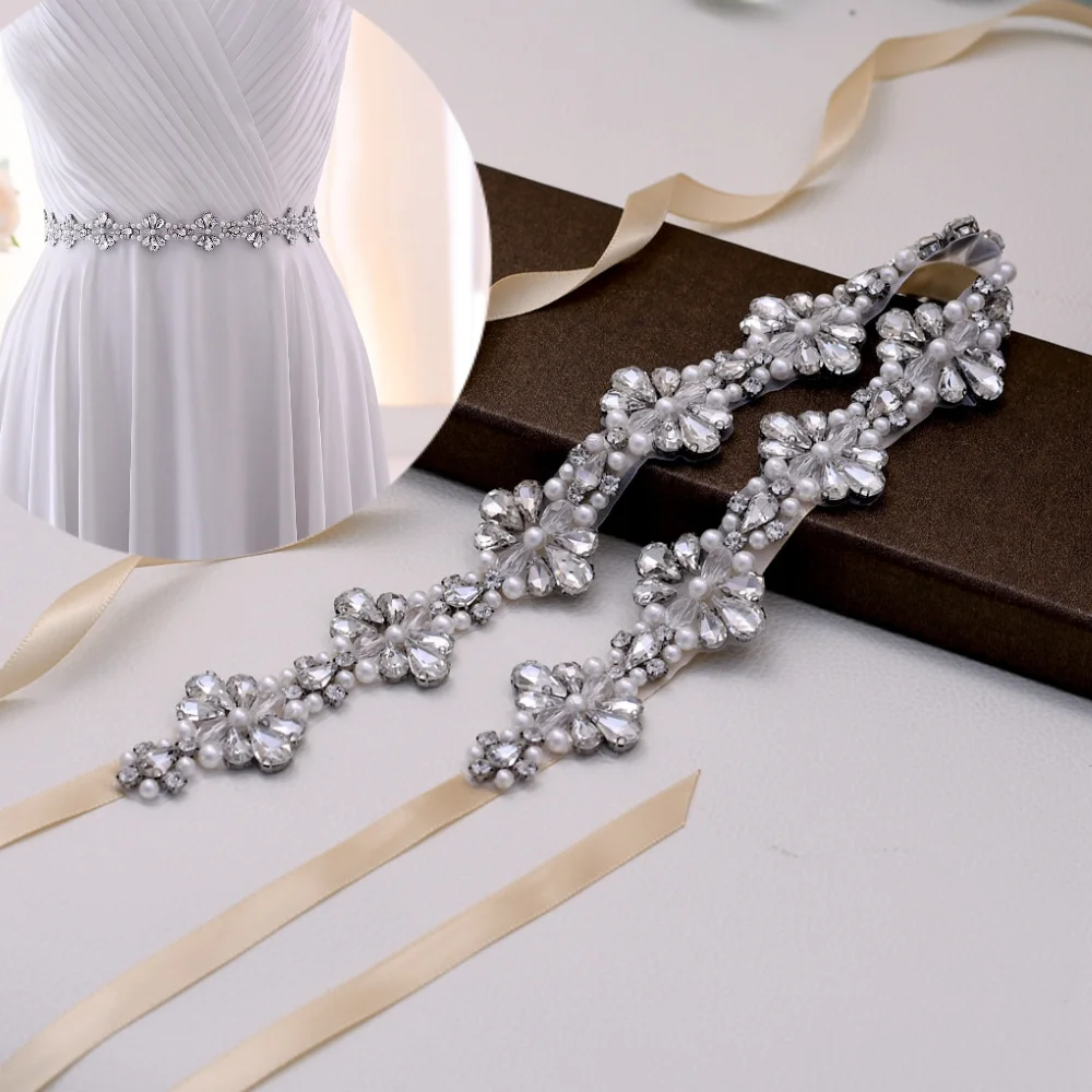 TOPQUEEN Bridal Belt Rhinestone Bride Accessories Sash Belts for Dresses Beaded Belt Bridal Belt Pearl Thin Women Belt S469
TOPQUEEN Bridal Belt Rhinestone Bride Accessories Sash Belts for Dresses Beaded Belt Bridal Belt Pearl Thin Women Belt S469