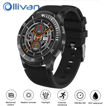 Ollivan GT106 Smart Watch Heart Rate Blood Pressure Sleep Monitor Music Control Bluetooth Sport Fitness Watch Multi-sport Modes
Ollivan GT106 Smart Watch Heart Rate Blood Pressure Sleep Monitor Music Control Bluetooth Sport Fitness Watch Multi-sport Modes