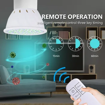 UVC LED Sterilizer130 LEDs 220V GU10/E27 Ultraviolet Dust Mite Lamp for Home Bathroom Germicidal Lamp Bulb UV Germicidal Light
UVC LED Sterilizer130 LEDs 220V GU10/E27 Ultraviolet Dust Mite Lamp for Home Bathroom Germicidal Lamp Bulb UV Germicidal Light
