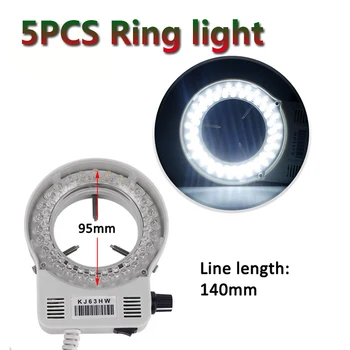 5PCS Illuminator Lamp Microscope LED Ring Light Microscope Excellent Circle Light Industrial Microscope Camera Source Wholesale
5PCS Illuminator Lamp Microscope LED Ring Light Microscope Excellent Circle Light Industrial Microscope Camera Source Wholesale