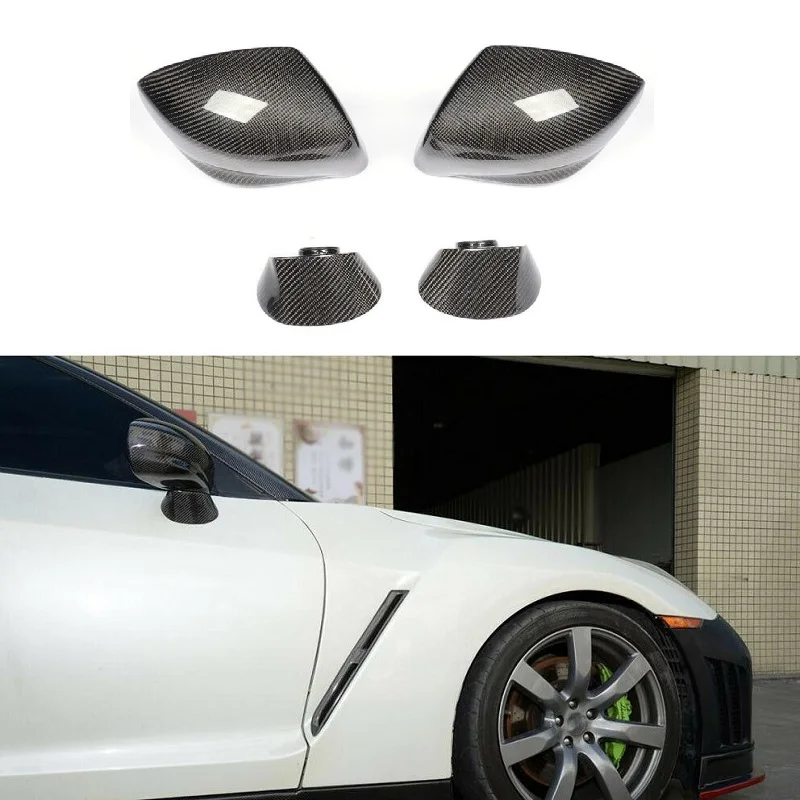 Fit For Nissan R35 GT-R GTR 2009-2015 Carbon Fiber Side Mirror Cover Cap Replacement Style
Fit For Nissan R35 GT-R GTR 2009-2015 Carbon Fiber Side Mirror Cover Cap Replacement Style