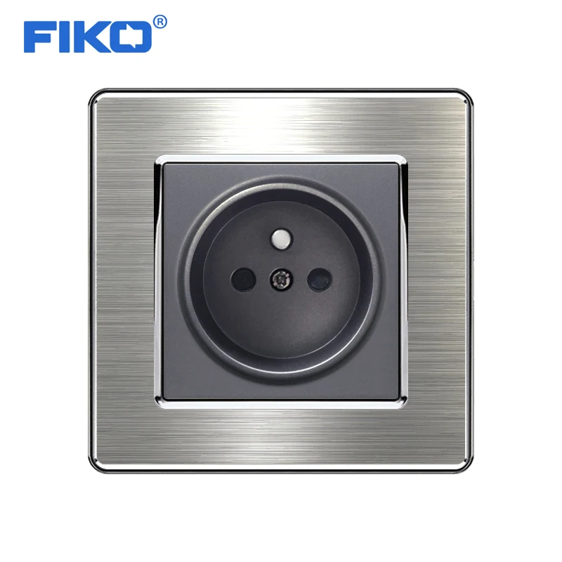 FIKO 16A French Wall Socket wall socket with USB ,Luxury Power Outlet Enchufe stainless steel panel 86mm*86mm
FIKO 16A French Wall Socket wall socket with USB ,Luxury Power Outlet Enchufe stainless steel panel 86mm*86mm