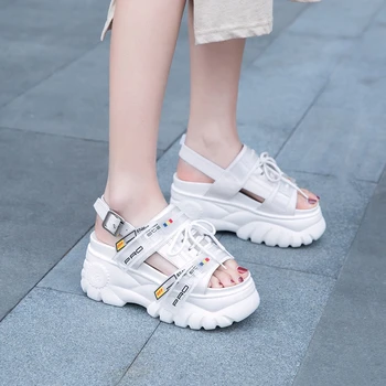 Summer White Sandals Women Platform Wedge Shoes 6CM Increasing Ladies Thick Sole Shoes Female Fashion Printed Women Sandals
Summer White Sandals Women Platform Wedge Shoes 6CM Increasing Ladies Thick Sole Shoes Female Fashion Printed Women Sandals