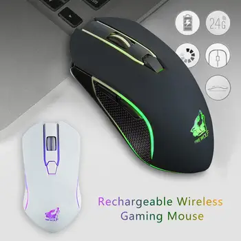 Wireless 2.4GHz Mouse Silent LED Backlit Optical Mice 6 Buttons 1600DPI Rechargeable Gaming Ergonomic Mice For Laptop
Wireless 2.4GHz Mouse Silent LED Backlit Optical Mice 6 Buttons 1600DPI Rechargeable Gaming Ergonomic Mice For Laptop