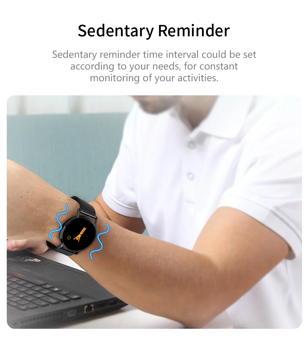 Men Smart Watch Waterproof Sport health Watch Activity Fitness Tracker Heart Rate monitor Smartwatch Women Clock for android IOS (13)