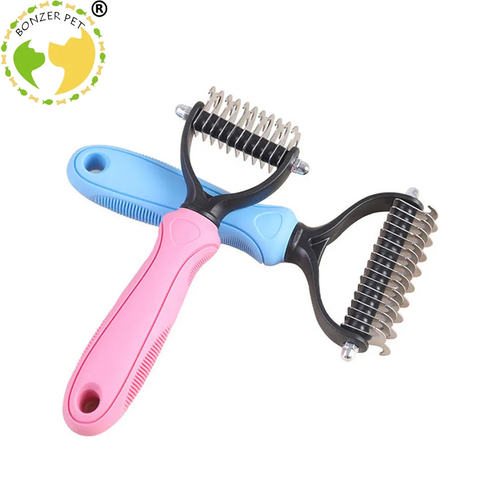 Bonzerpet Hair Removal Comb for Dogs Cat Detangler Fur Trimming Dematting Deshedding Brush Grooming Tool For matted Long Hair
Bonzerpet Hair Removal Comb for Dogs Cat Detangler Fur Trimming Dematting Deshedding Brush Grooming Tool For matted Long Hair