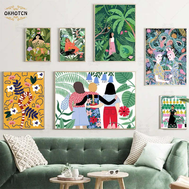 Fruit Forest Animal Wall Art Canvas Painting Abstract Yoga Girl Nordic Posters and Prints Wall Pictures for Living Room Decor
Fruit Forest Animal Wall Art Canvas Painting Abstract Yoga Girl Nordic Posters and Prints Wall Pictures for Living Room Decor