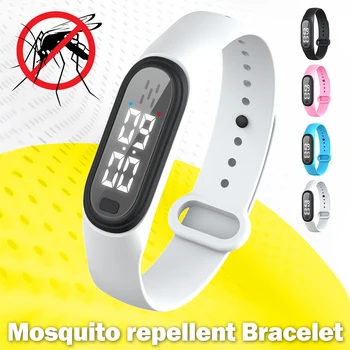 Ultrasonic Waterproof Rechargeable Natural Mosquito Repellent Watch Outdoor Anti Pest Insect Bugs Physical Drive Bracelet
Ultrasonic Waterproof Rechargeable Natural Mosquito Repellent Watch Outdoor Anti Pest Insect Bugs Physical Drive Bracelet