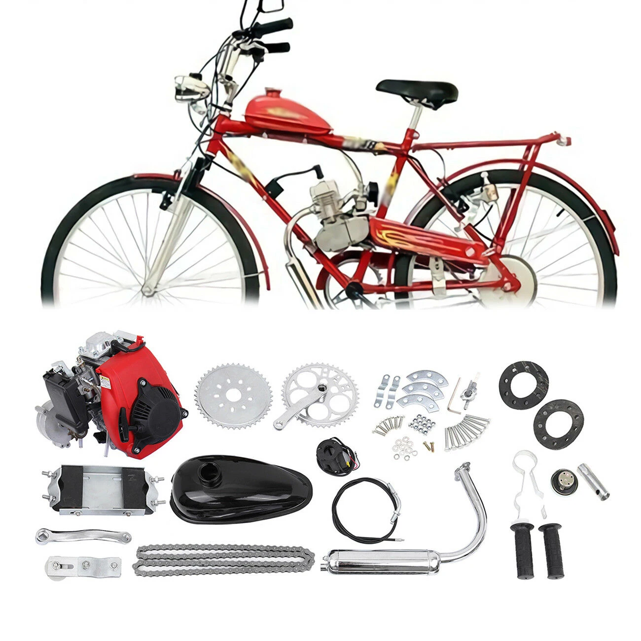 Samger (Shipping From EU) 49cc 4 Stroke Bicycle Engine Cycle Petrol Motor Kit Motorized Bike Gasline Scooter Engine kit
Samger (Shipping From EU) 49cc 4 Stroke Bicycle Engine Cycle Petrol Motor Kit Motorized Bike Gasline Scooter Engine kit