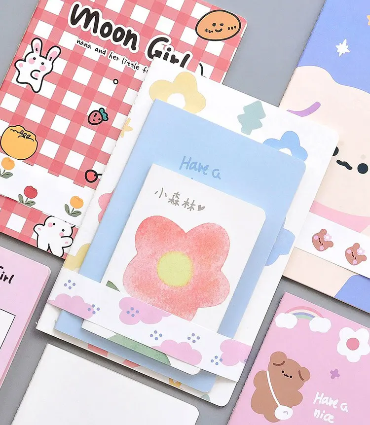 3pcs/set Kawai Notebook A6 Writing Book B5 A5 cute Days Plan Note Book Student Note Pad Book school Supplies
3pcs/set Kawai Notebook A6 Writing Book B5 A5 cute Days Plan Note Book Student Note Pad Book school Supplies