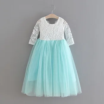 Baby Girls Princess Long Sleeve Lace Dress Ruffles Costume Party Dress Western Mesh Tutu Clothes 
Baby Girls Princess Long Sleeve Lace Dress Ruffles Costume Party Dress Western Mesh Tutu Clothes