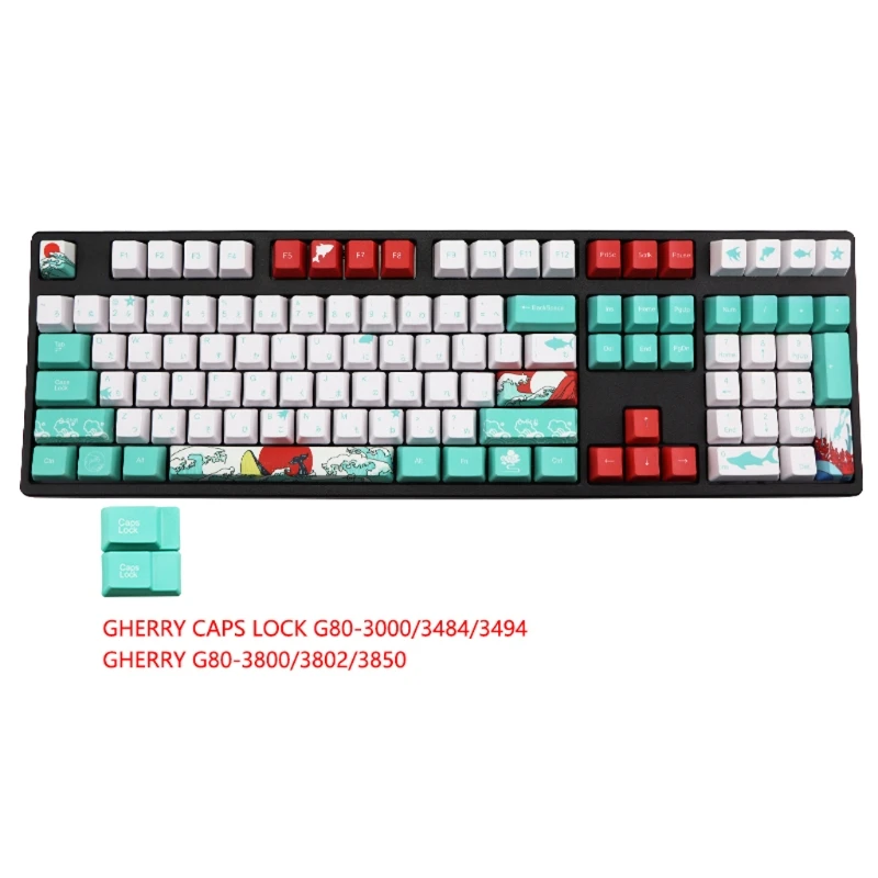 110 Japanese OEM Dye Sublimation Ukiyo-e Sea Waves Keycap Mechanical Keyboard B95D
110 Japanese OEM Dye Sublimation Ukiyo-e Sea Waves Keycap Mechanical Keyboard B95D