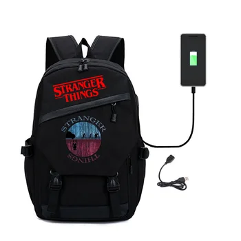 Stranger Things Canvas Bags Backpack USB Charge Student Backpack School Bag Teenager Backpack Strange Things Bags Men Women
Stranger Things Canvas Bags Backpack USB Charge Student Backpack School Bag Teenager Backpack Strange Things Bags Men Women