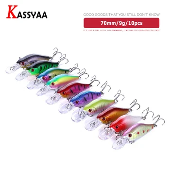 10pcs Long Shot Simulation Crankbait 7cm 9g Quality Artificial Wobblers For Pike Bass Jerkbait Hot Wholesale Fishing Lure Tackle 
10pcs Long Shot Simulation Crankbait 7cm 9g Quality Artificial Wobblers For Pike Bass Jerkbait Hot Wholesale Fishing Lure Tackle