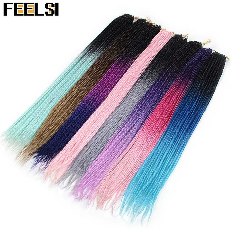 Ombre Senegalese Twist Hair Crochet braids 30 Roots/pack 24 inch Synthetic Braiding Hair for Women grey,blue,pink,black,brown
Ombre Senegalese Twist Hair Crochet braids 30 Roots/pack 24 inch Synthetic Braiding Hair for Women grey,blue,pink,black,brown