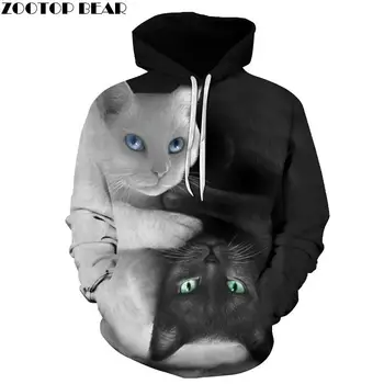 MEN Yin Yang Cat Hoodies 3D Hoodie Sweatshirts Unisex Tracksutis Funny Hoody Pullover Brand Coats Male Hip Hop Streetwear Autumn 
MEN Yin Yang Cat Hoodies 3D Hoodie Sweatshirts Unisex Tracksutis Funny Hoody Pullover Brand Coats Male Hip Hop Streetwear Autumn