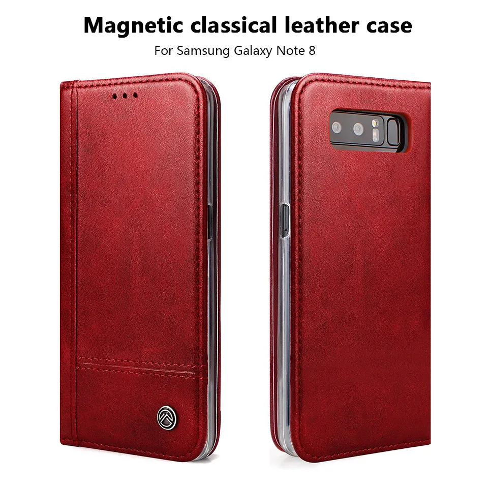 Leather wallet flip cover for Samsung note 8 magnetic adsorption hold phone case for Samsung Galaxy Note 8 case
Leather wallet flip cover for Samsung note 8 magnetic adsorption hold phone case for Samsung Galaxy Note 8 case