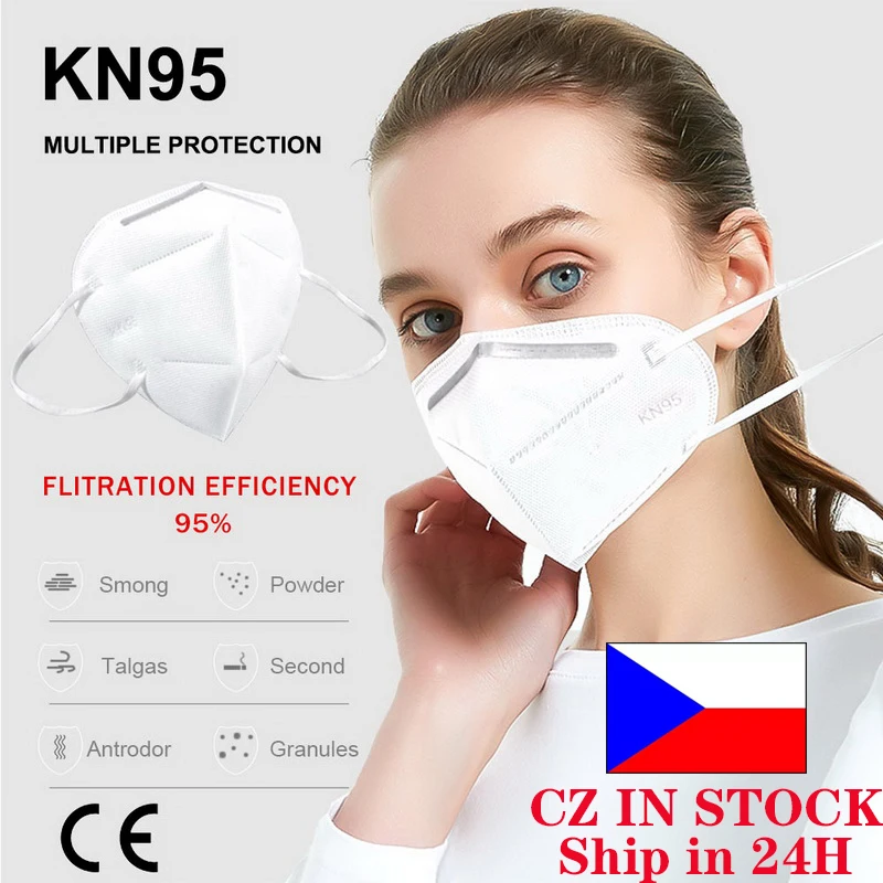 10pcs KN95 Ship From CZ Mask 5 Layer Flu Anti Infection N95 Protective Masks Ffp2 PM2.5 Safety Same As KF94 FFP3
10pcs KN95 Ship From CZ Mask 5 Layer Flu Anti Infection N95 Protective Masks Ffp2 PM2.5 Safety Same As KF94 FFP3