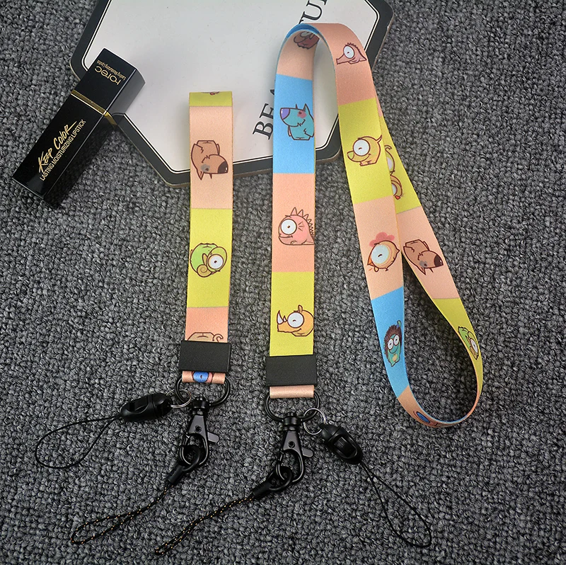 Cute Lanyard ID Pass Card Badge Holders Cartoon Phone Neck Straps Gym Key Mobile Phone Straps USB DIY Hang Rope Lariat Diagonal
Cute Lanyard ID Pass Card Badge Holders Cartoon Phone Neck Straps Gym Key Mobile Phone Straps USB DIY Hang Rope Lariat Diagonal