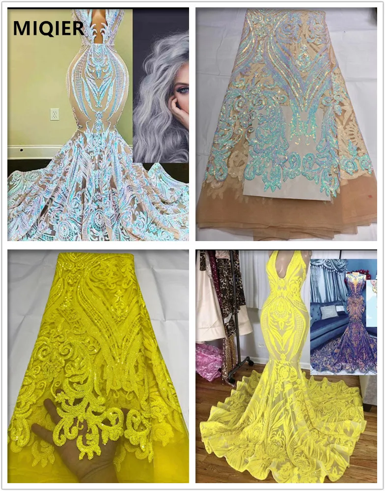 MIQIER 2020 High Quality African nigerian Lace Fabric Sequins tulle fabric With Stones For Dress Embroidery Tulle Guipure YYN58
MIQIER 2020 High Quality African nigerian Lace Fabric Sequins tulle fabric With Stones For Dress Embroidery Tulle Guipure YYN58