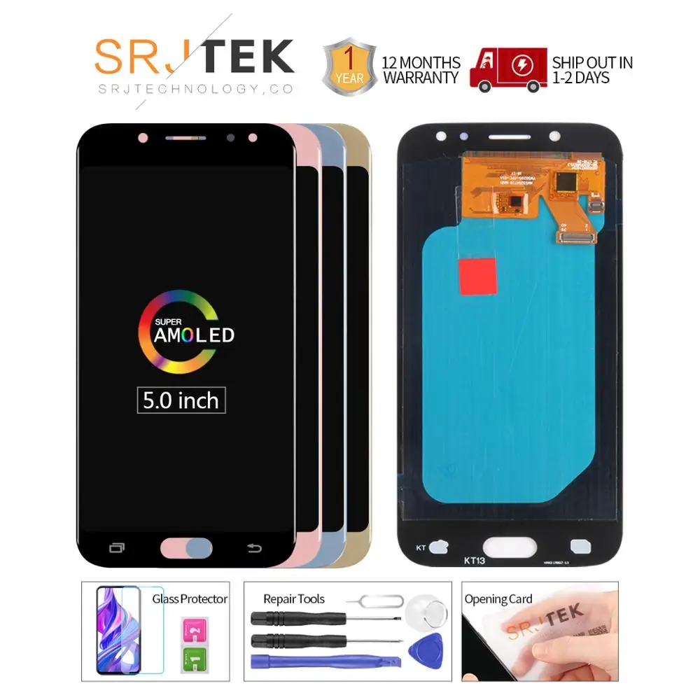 AMOLED Display For Samsung Galaxy j5 2017 J530 LCD Touch Screen Replacement For Samsung j5 2017 Display J5 Pro 2017 J530F Screen
AMOLED Display For Samsung Galaxy j5 2017 J530 LCD Touch Screen Replacement For Samsung j5 2017 Display J5 Pro 2017 J530F Screen
