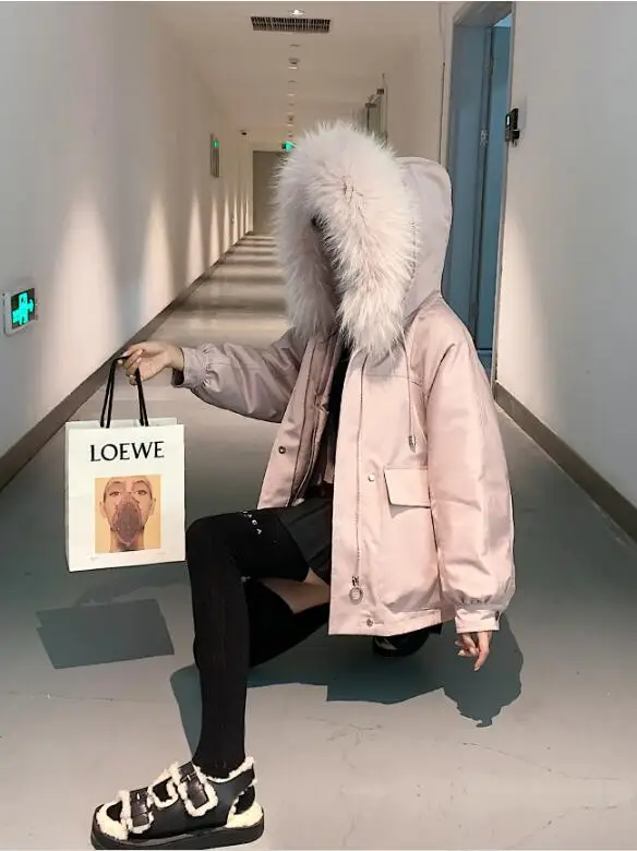 Clearance Natural rex rabbit fur lining parka real fur coat winter jacket women natural raccoon fur collar warm thick parkas tsr678 25 Clearance Natural rex rabbit fur lining parka real fur coat winter jacket women natural raccoon fur collar warm thick parkas tsr678 25