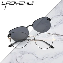 Cat Eye Sunglasses Female Prescription Eyeglass Frame For Women Magnet Round Glasses Clip Optical Women's Eyepieces Fashionable
Cat Eye Sunglasses Female Prescription Eyeglass Frame For Women Magnet Round Glasses Clip Optical Women's Eyepieces Fashionable