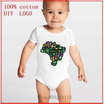 Brazil Love map baby Bodysuit Baby baby romper Body Suit Baby Newborn Summer Unisex Baby Jumpsuit Ropa de bebe Infant Sleeve
Brazil Love map baby Bodysuit Baby baby romper Body Suit Baby Newborn Summer Unisex Baby Jumpsuit Ropa de bebe Infant Sleeve