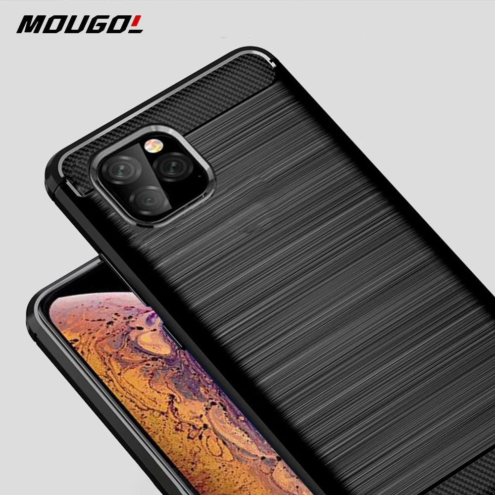 For iPhone 11 Pro Max Case Carbon Fiber Cover Shockproof Phone Case For iPhone 11 Pro Cover Full Protection Bumper Shell
For iPhone 11 Pro Max Case Carbon Fiber Cover Shockproof Phone Case For iPhone 11 Pro Cover Full Protection Bumper Shell