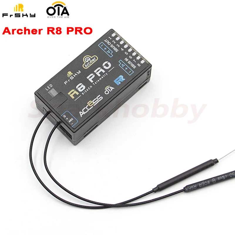 

FrSky 2.4GHz ARCHER R8 Pro ACCESS OTA RECEIVER 8 High-precision PWM Channels S.Port / F.Port Anti-interference For RC FPV Drones