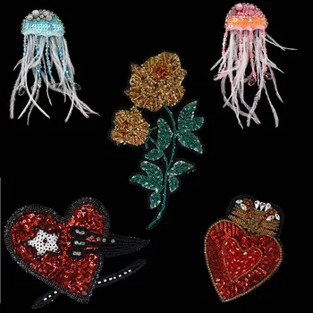 Beaded Fur Jellyfish Patches Flower Heart Star Design Clothing DIY Sew on Sequin Embroidery Badge 2PC TH1874
Beaded Fur Jellyfish Patches Flower Heart Star Design Clothing DIY Sew on Sequin Embroidery Badge 2PC TH1874