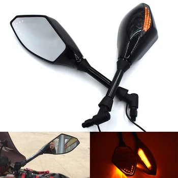 Motorcycle Rearview Mirrors With LED Turn Signal Integrated Mirrors For HONDA PCX125 PCX150 CBR125R CBR150R F2,F3,F4,F4i F5
Motorcycle Rearview Mirrors With LED Turn Signal Integrated Mirrors For HONDA PCX125 PCX150 CBR125R CBR150R F2,F3,F4,F4i F5