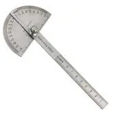 10cm Professional Measuring & Gauging Tools Protractor 0-180 degrees Stainless Steel Round Head Ruler
10cm Professional Measuring & Gauging Tools Protractor 0-180 degrees Stainless Steel Round Head Ruler