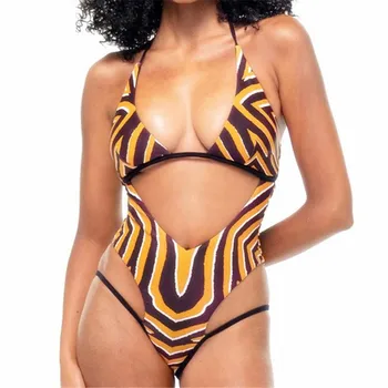 African Print Swimsuit for Women Sexy One Piece 1 Hollow Out Swimwear High Cut Monokini Tribe Swimsuits Halter Leg Swim Ladies
African Print Swimsuit for Women Sexy One Piece 1 Hollow Out Swimwear High Cut Monokini Tribe Swimsuits Halter Leg Swim Ladies