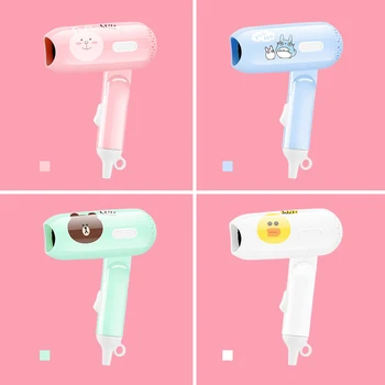 

Kemei 220V Hot Sales US Plug Mini Folding Cartoon Hair Dryer Small Power House Portable Traveling Household Electric Hair Dryer