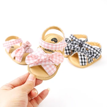 Fashions Baby Girls Bow Plaid Breathable Anti-Slip Summer Shoes Sandals Toddler Soft Soled Shoes 0-18M
Fashions Baby Girls Bow Plaid Breathable Anti-Slip Summer Shoes Sandals Toddler Soft Soled Shoes 0-18M