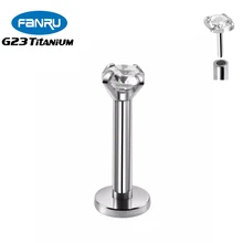 G23 Titanium Piercing Labret Stud Earrings Hoop Zircon Lip Push Pin And Ear Pin Helix Tragus Cartilage Body Perforated Jewelry
G23 Titanium Piercing Labret Stud Earrings Hoop Zircon Lip Push Pin And Ear Pin Helix Tragus Cartilage Body Perforated Jewelry